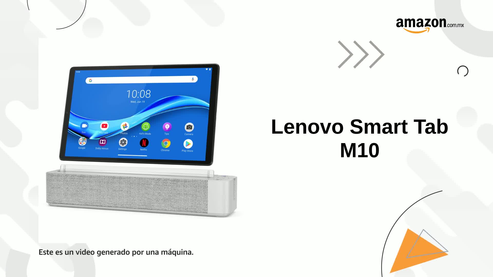 Lenovo Smart Tab M10 Plus, Tablet Android FHD, Dispositivo