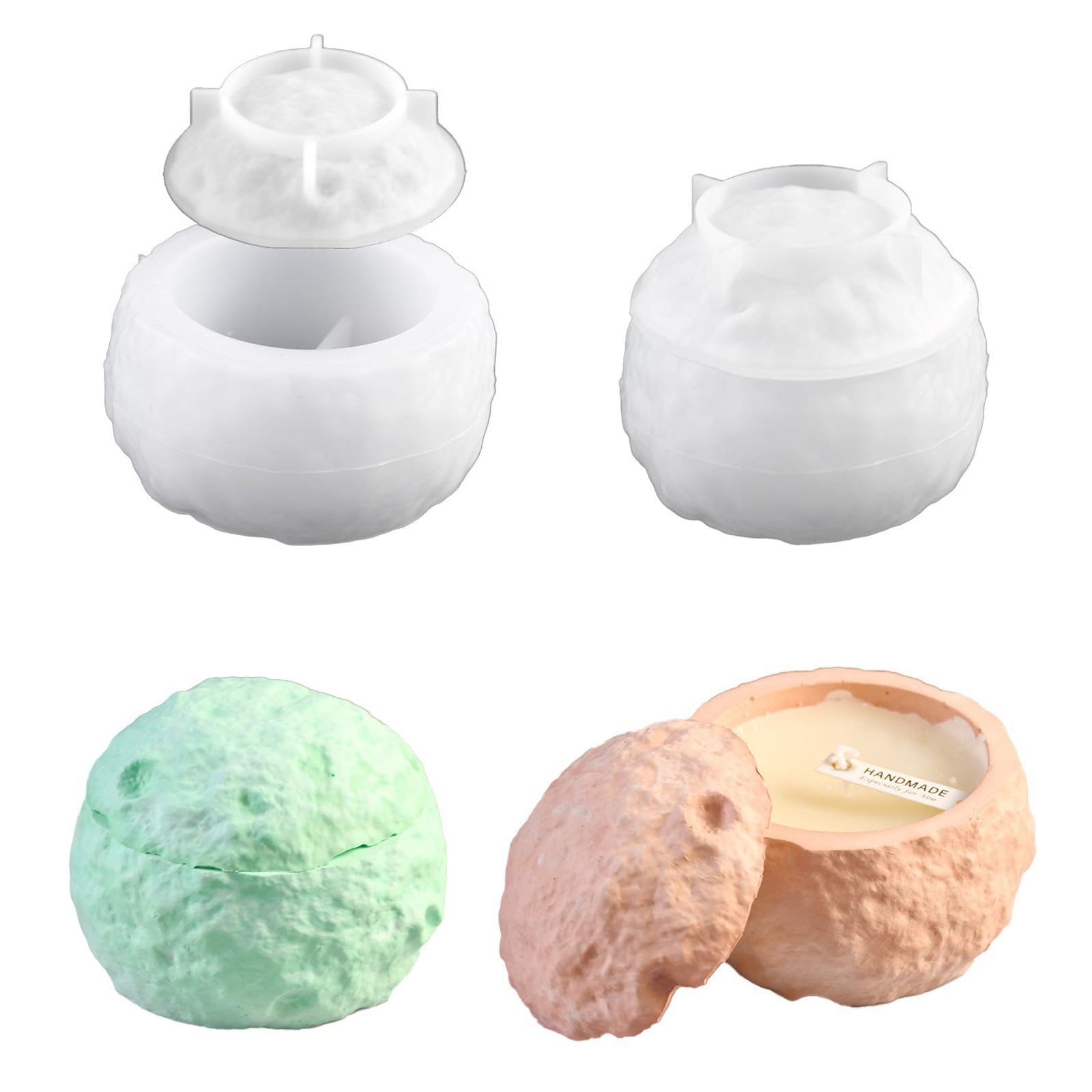 Boîte de rangement en silicone pour bijoux finis les colliers emmêlés motif spatial