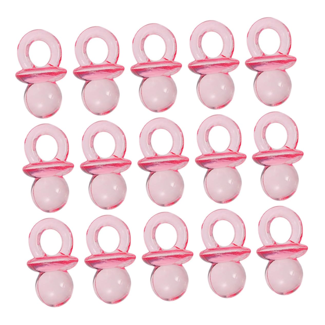 GLSTOY Baby Shower Favors 200pcs Mini Pacifiers Acrylic Toys for Baby Shower Decor Gender Reveal Party Accessory
