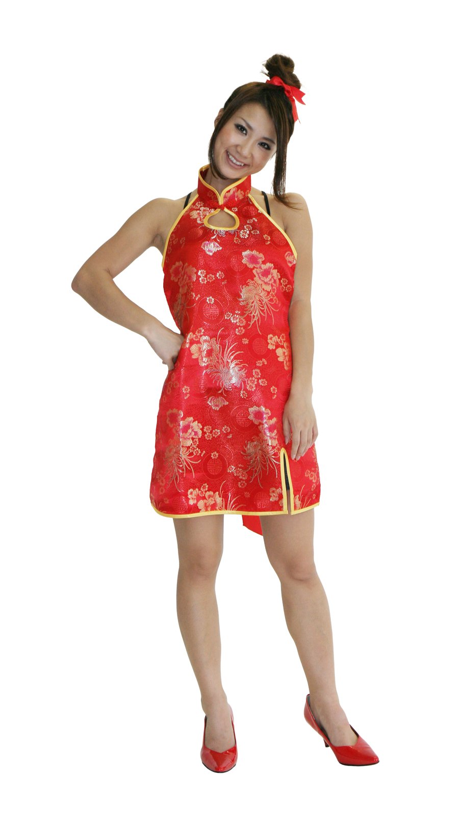 M企画 チャイナエプロン 2点セット 白青 レーストップス コスプレ　ハロウィン SALE!!】【即日発送】【ハロウィン】 マーメイドレースチャイナ