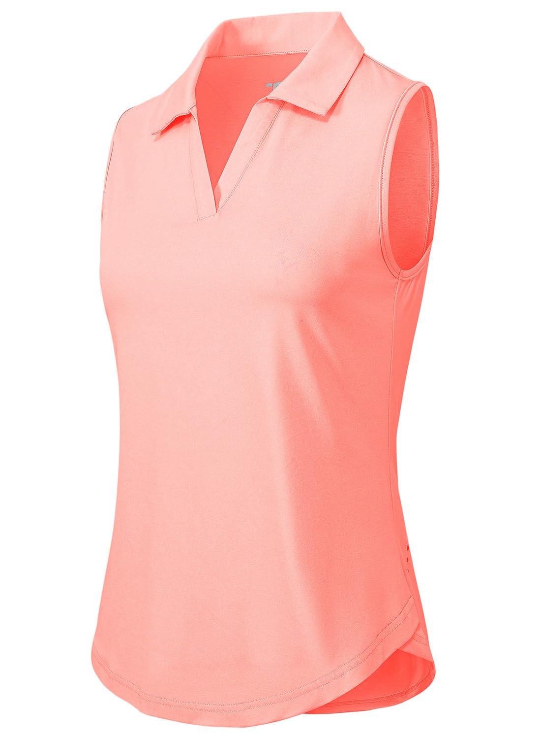 Gopune Women's Sleeveless Golf Polo Shirts Quick Dry Tennis Shirts Lightweight UPF 50+ Collared V-Neck Tank Tops