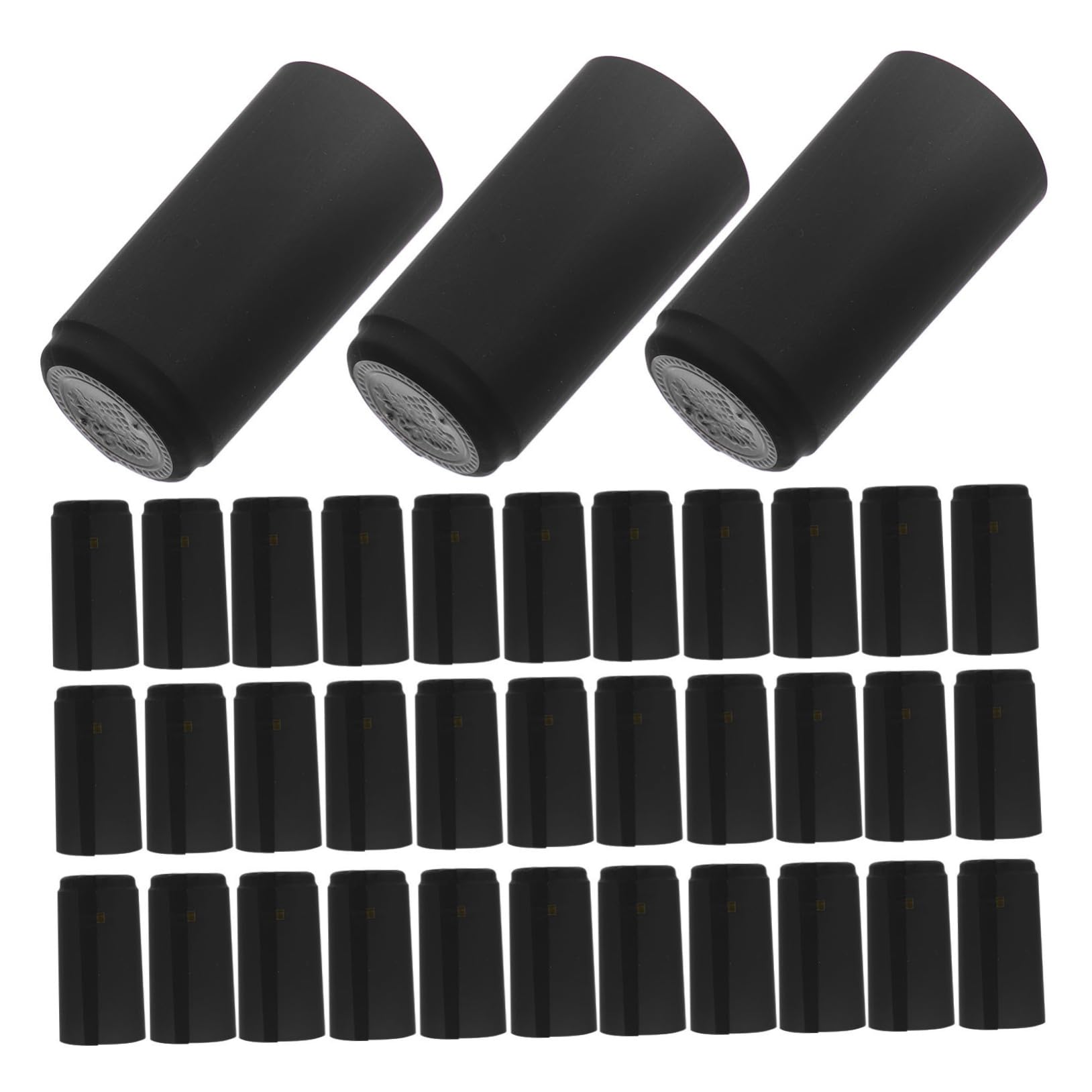 GRIRIW Bottle Sealing Discs for Wine Reusable Pvc Capsules Pack Wine Bottle Sealing Wraps