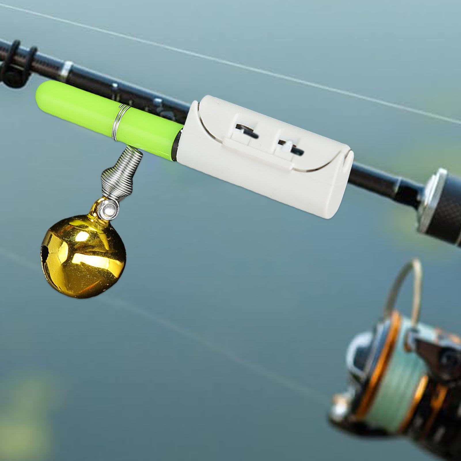DAZZLEEX 2pcs Notte Canna Da Pesca Punta Clip Morso Allarme Strike Lampada Indicatore Elettronico LED Luce Pesce mordere