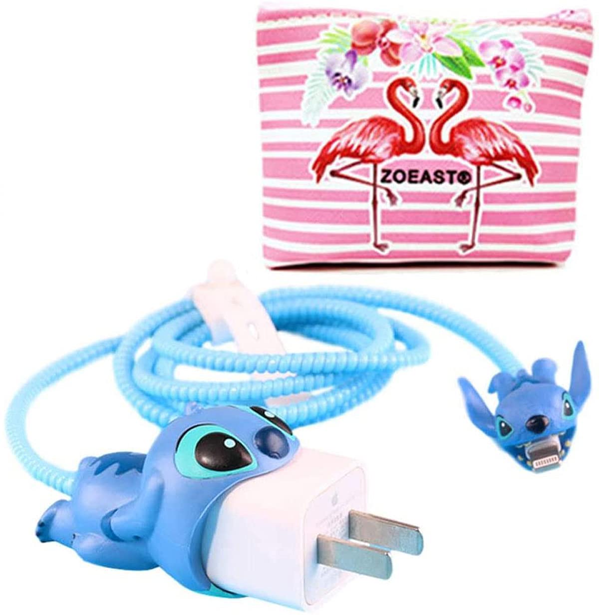 Get Special Price ZOEAST(TM) DIY Animal Protector USB Charger Saver Charging Data Earphone Line Protector Compatible with All iPhone Xs Max XR X 8 7 6 Plus USB Wire (Stitch) Best Cyber Monday 🔥 ZOEAST(TM) DIY Animal Protector USB Charger Saver Charging Data Earphone Line Protector Compatible with All iPhone Xs Max XR X 8 7 6 Plus USB Wire (Stitch)