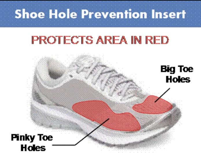 Running shoes with toe guard Clearance