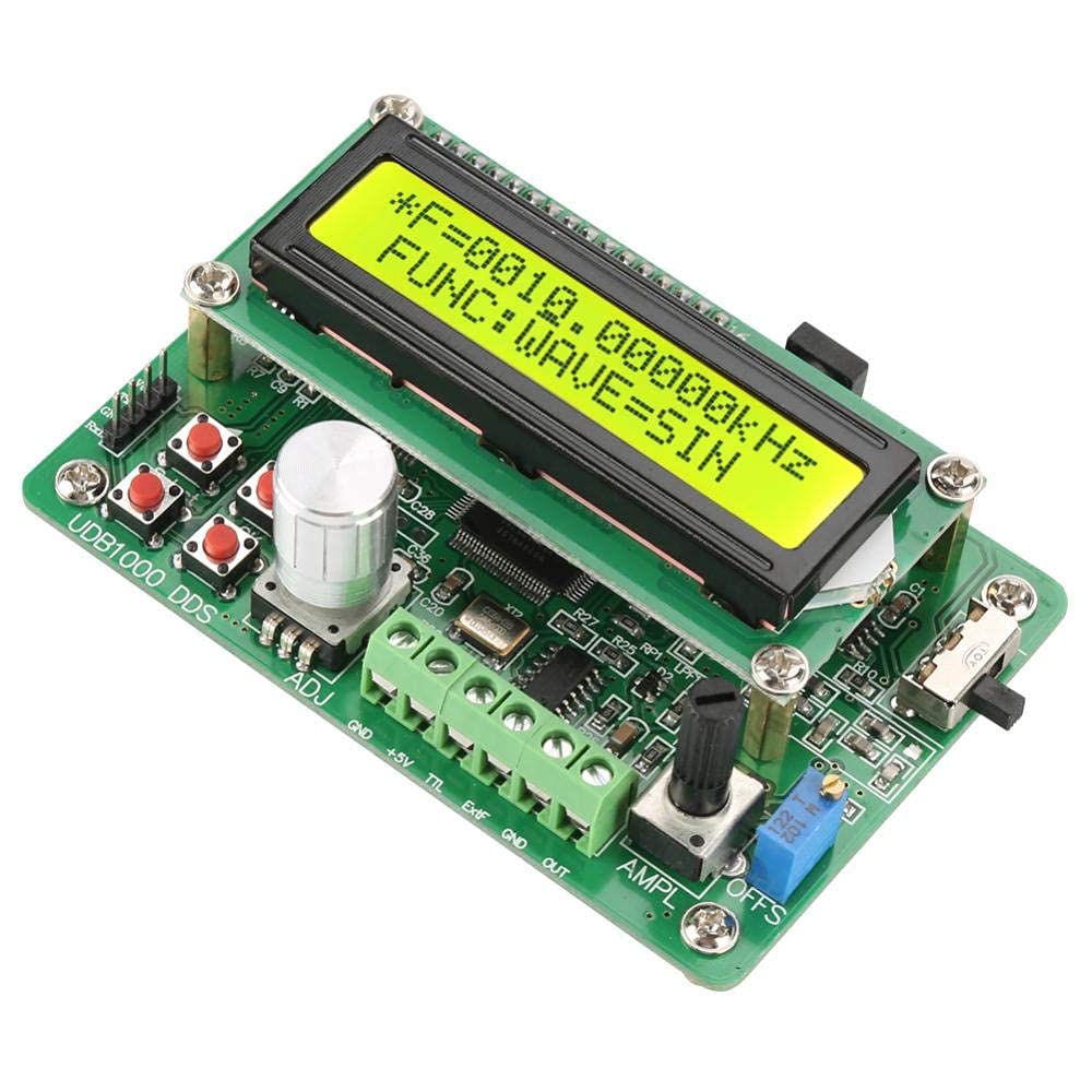 Generador de Señal de Función de Forma de Onda LiebeWH UDB1005S/UDB1008S, Módulo DDS de Generador de Fuente de Señal UAC100-240V(5MHz EU Plug)