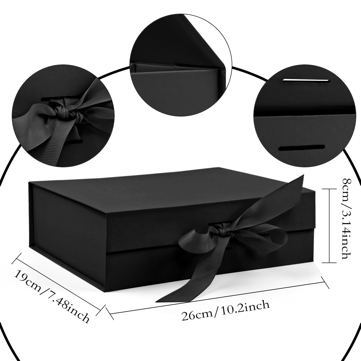 Amazon.com: Bo Elegant Gift Packaging - 5-Pack Magnetic Lid