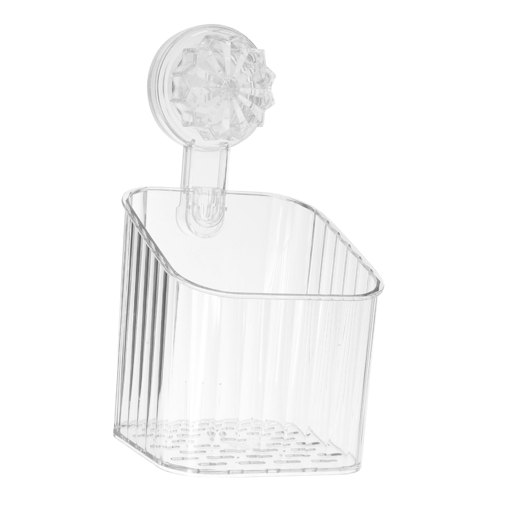 APACALI 2PCS Étagère Douche Ventouse Sans Perçage, Rangement à Suspendre Réutilisable Amovible, Panier Serviteur 10kg Pour Salle De Bain Et Cuisine