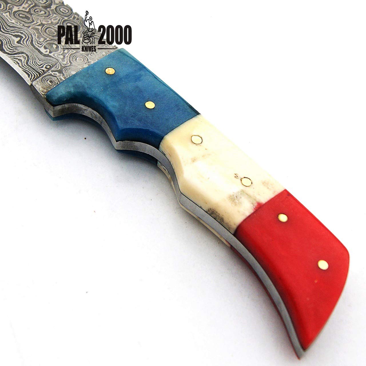 PAL 2000 KNIVES 9412 cuchillo hecho a mano de acero de damasco
