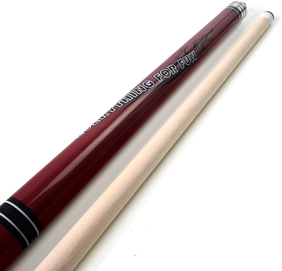 CUESOUL FIRE Jump/Break Cue 58inch 19oz 13mm Cue Tip-More Power and Less Effort