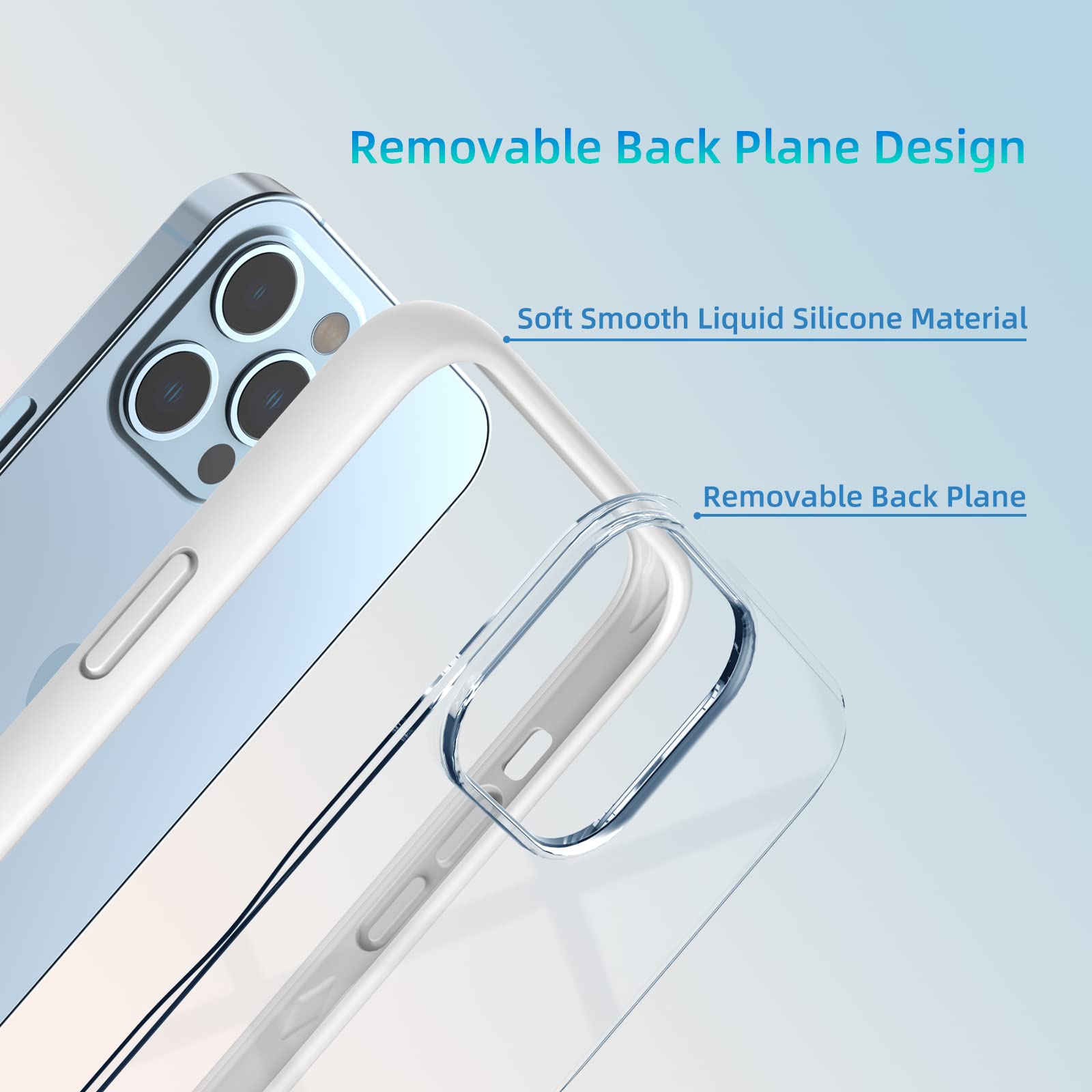 ARSUNOVO Compatible With IPhone 13 Pro Max Bumper Case 6.7 Inch, [Raised Edge Protection][Anti-Silp][Anti-Fingerprint] Soft Slim Protective Frame Bumper Cover Case Come With Hard PC Backplate, Coral