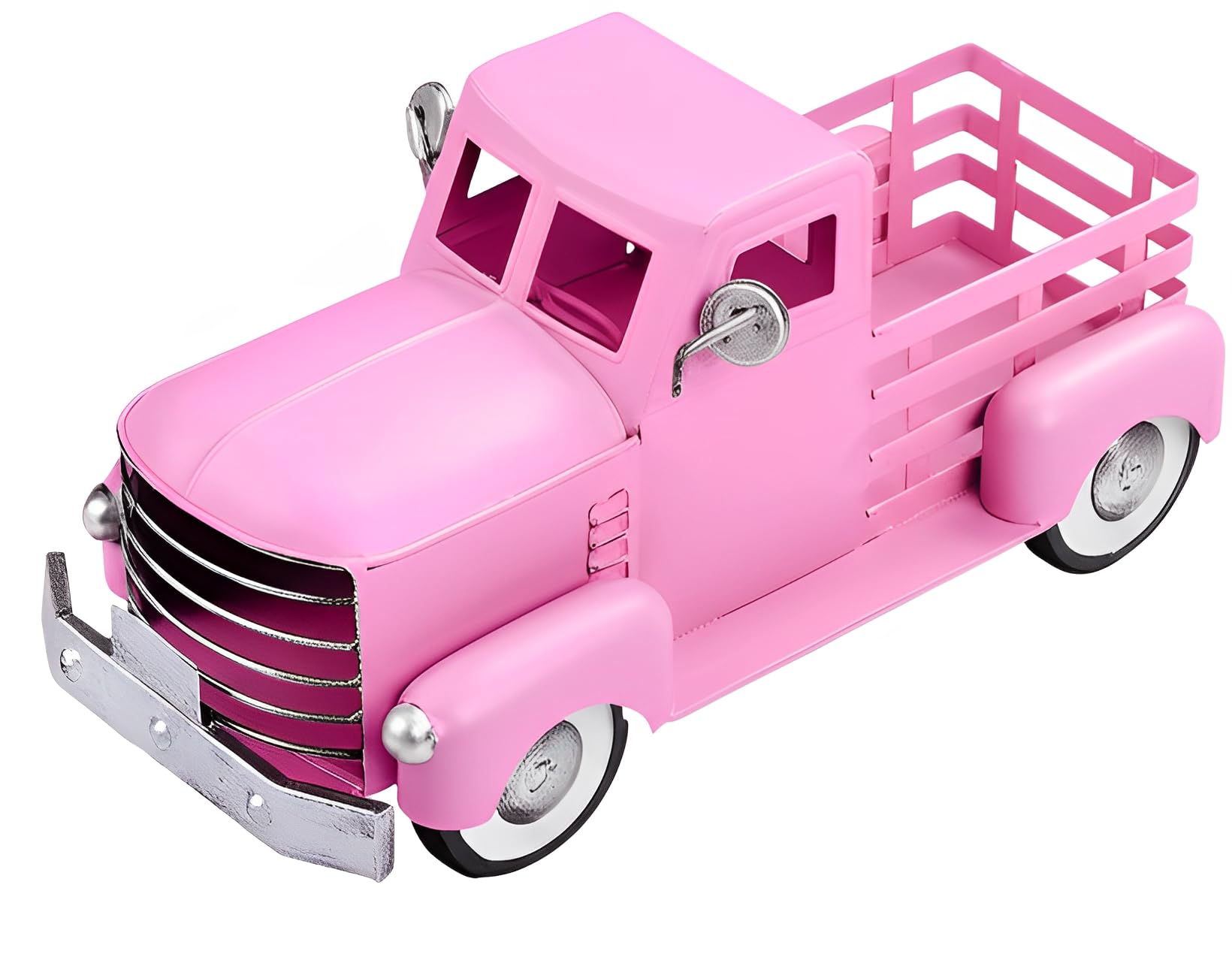 Leutsbyone Metal Truck Decor,Farmhouse Decor,Decorative Tabletop Storage & Pick-up Metal Truck Planter, 12.5