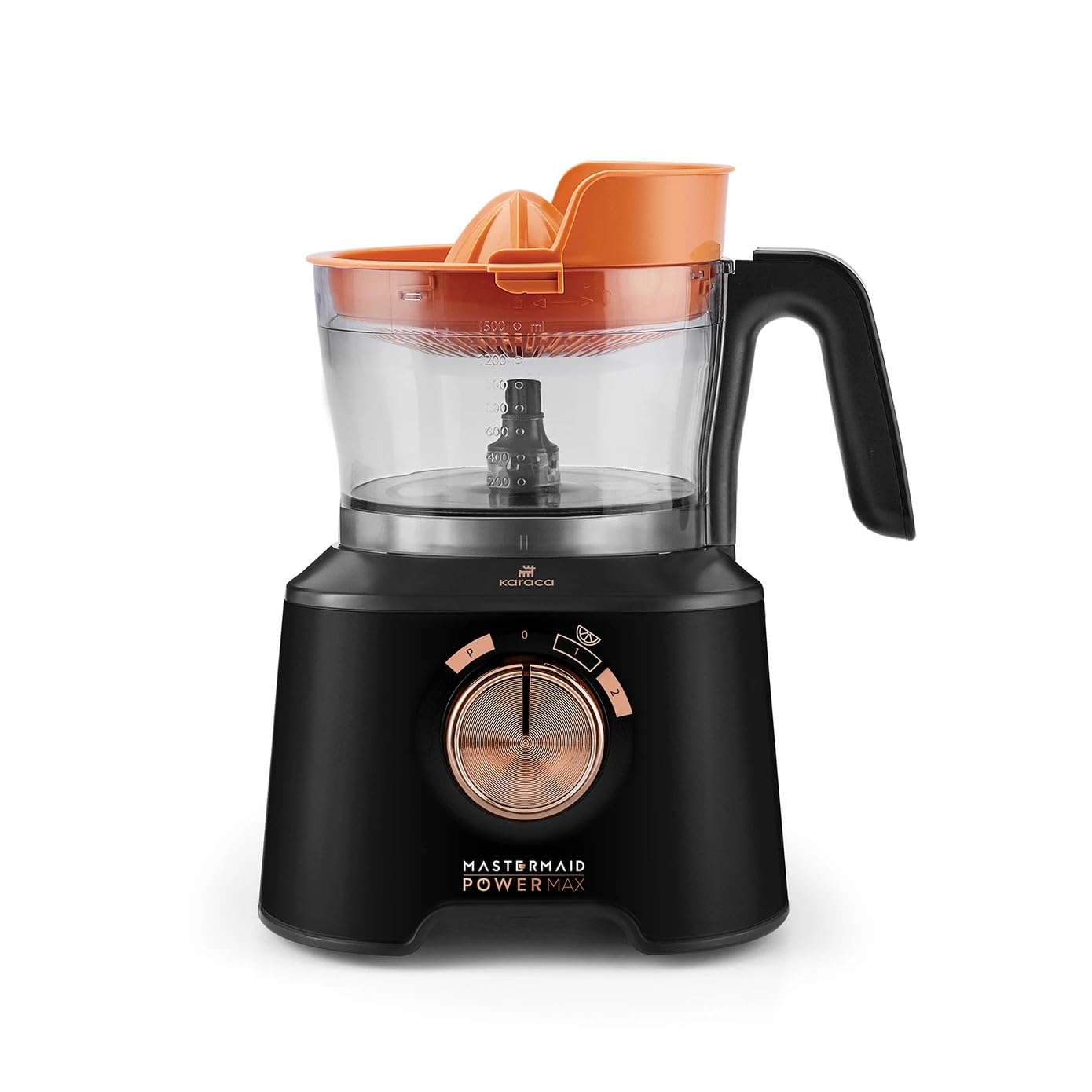 Karaca Mastermaid Power Max robot kuchenny 11 w 1 Black Copper 2500 W