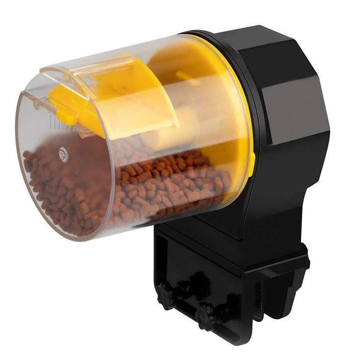 Automatico Femeder Fish Feeder A Protoia di umidità Assenser Alimenti per la batteria Intelligente Timer Auto Alimentatore per tartaruga Pond Aquarium e serbatoio di pesce Serbatoio alimento Dis