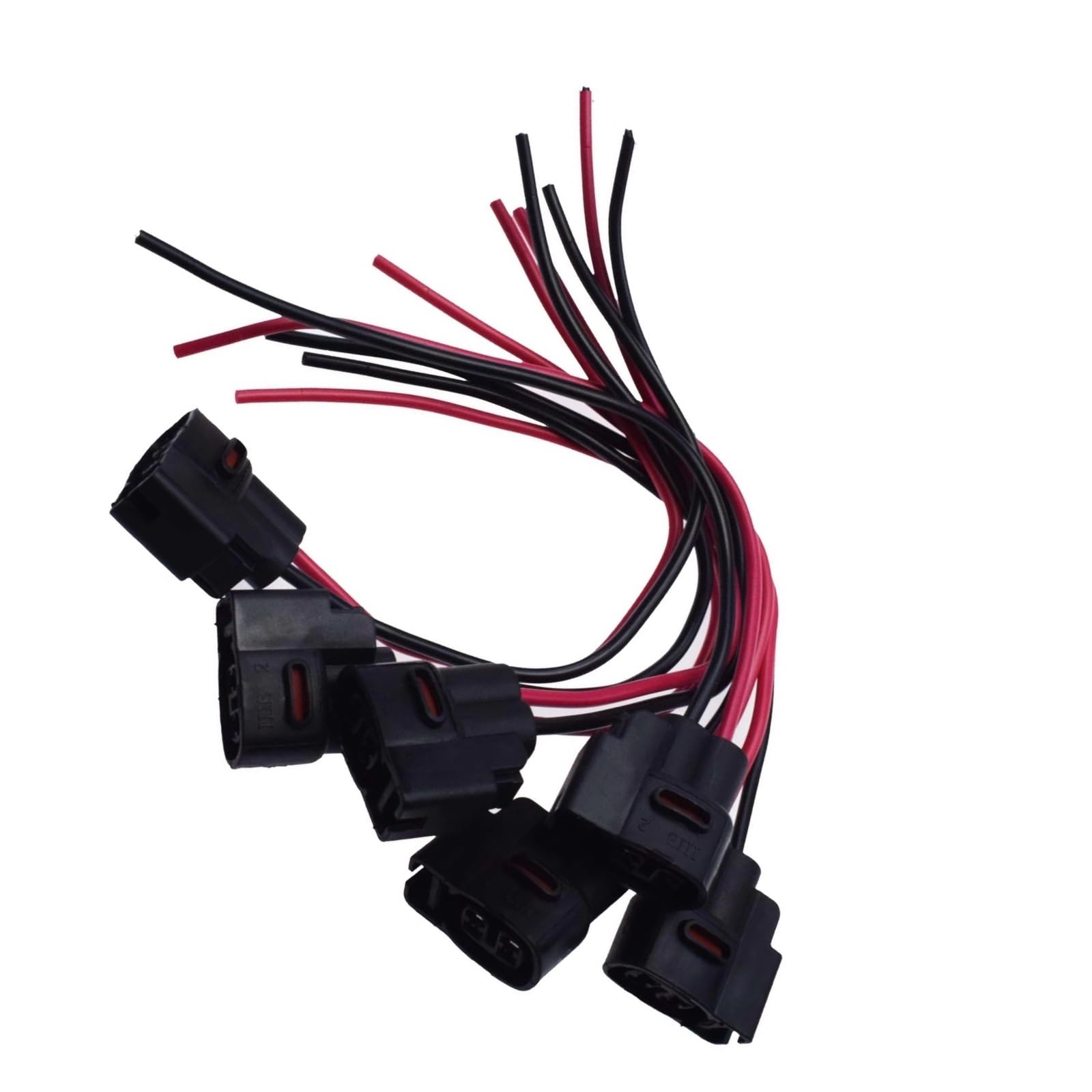 Kfz-Stecker für Edge 3.5L V6 2007-2016 und Transit 3.7L V6 2015-2017, Zündspulenstecker, Kabelbaumstecker C1595 (6-teilig)