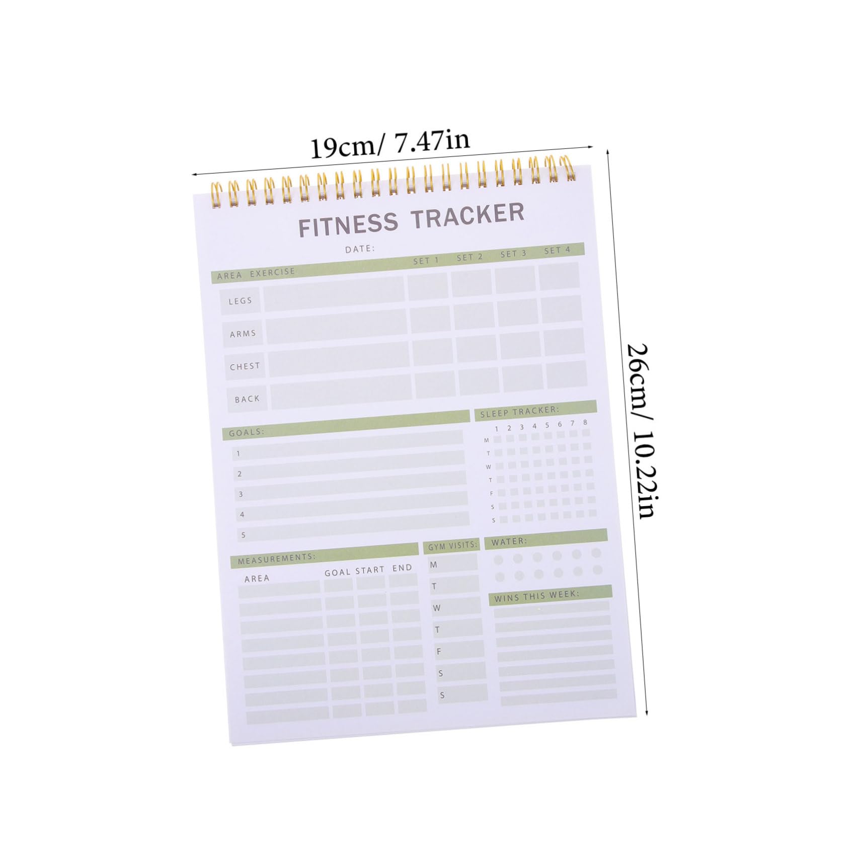 HANABASS Workout Planner for Women Weight Lifting Journal Exercise Journal Gym Notebook Workout Book for Men