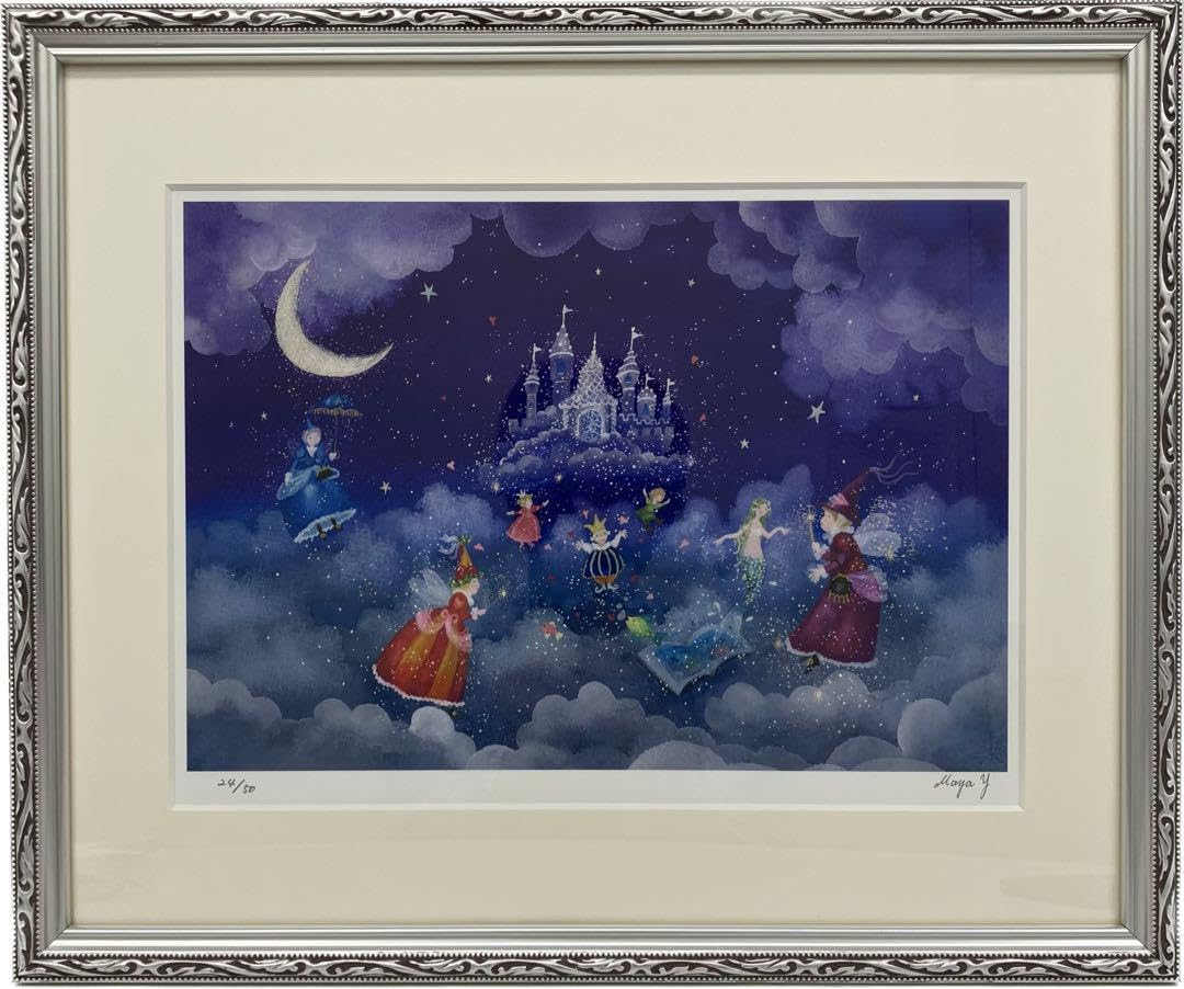 横山真弥クリスマス - 絵画/タペストリ