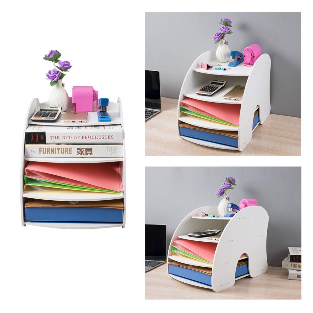 Organizer Scrivania Kaishuai Con Portapenne E Portadocumenti - Per Ufficio, Casa O Scuola