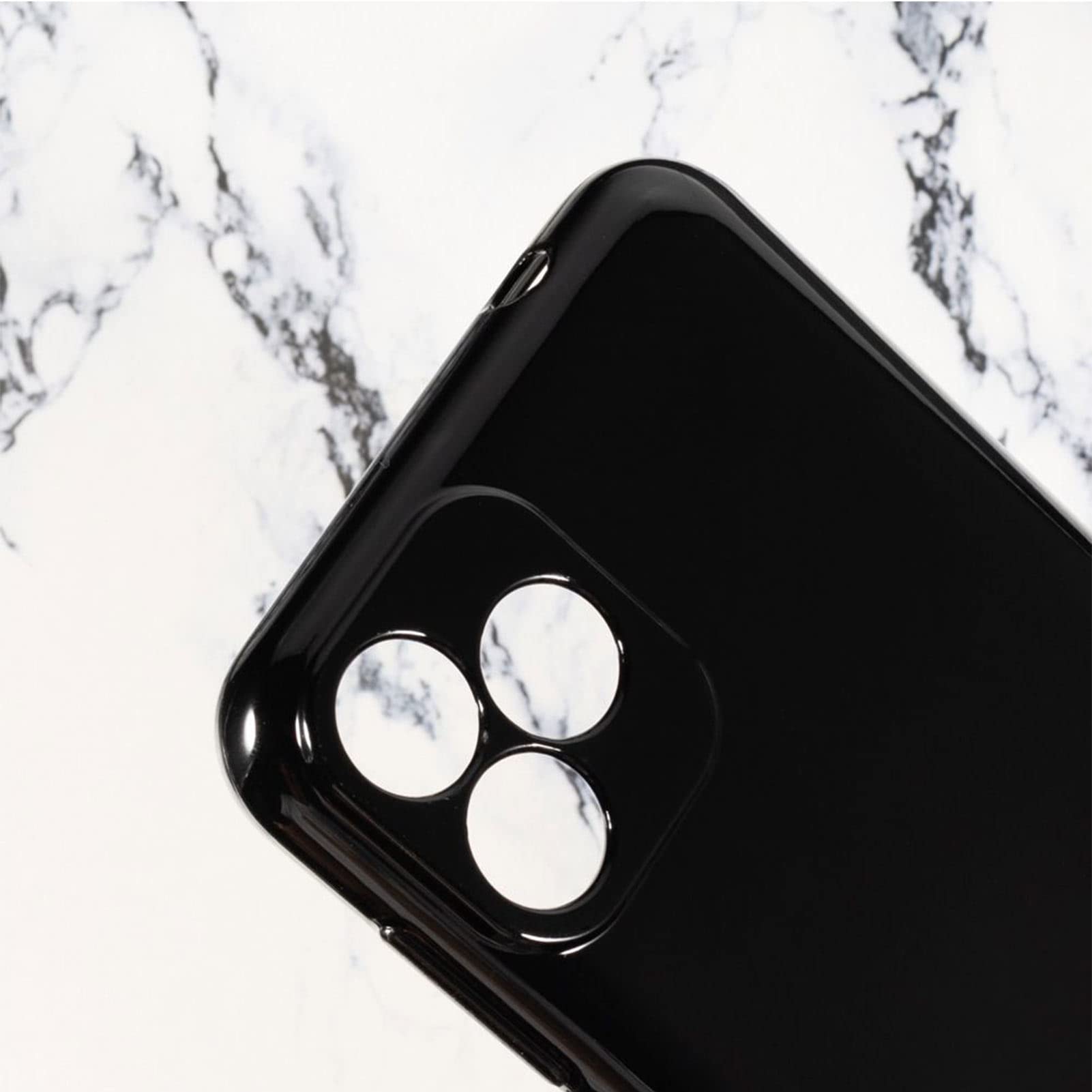 Custodia + 2 Vetri Temperati Per Blackview Oscal C20 PRO – Cover TPU Morbida Nera E Pellicola 9H