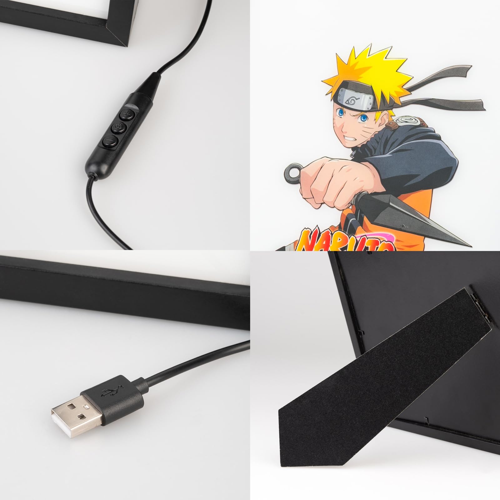 Grupo Erik Mood Light Framed Prints - Naruto Manga Gifts, Multicolour, 20 x 28 x 5 cm - Image 4