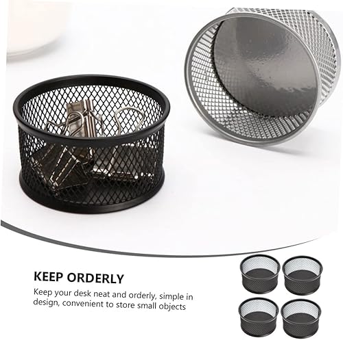 Miniatura 4 de NOLITOY Soporte de papel para escritorio de oficina, 4 piezas, soporte de cilindro, organizador de escritorio