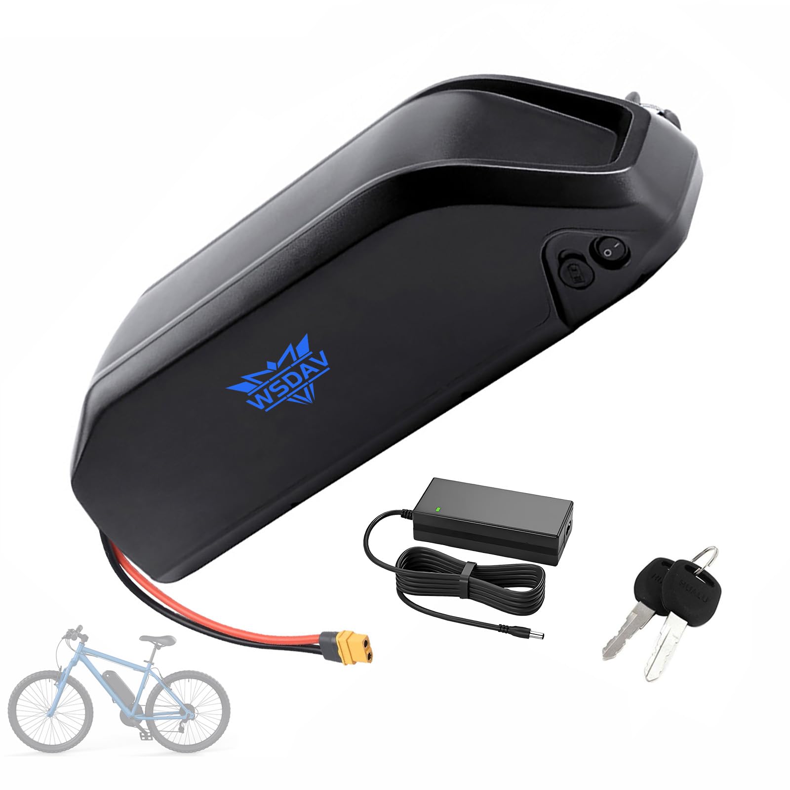 Batería de litio para ebike 36V 10.4Ah con cargador incluido para reemplazo