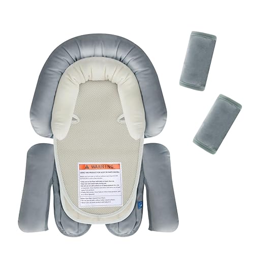 Miniatura 17 de COOLBEBE - Almohada de apoyo mejorada 3 en 1 para cuerpo de bebé para recién nacido, bebés y niños pequeños - Cojín extra suave para inserto de