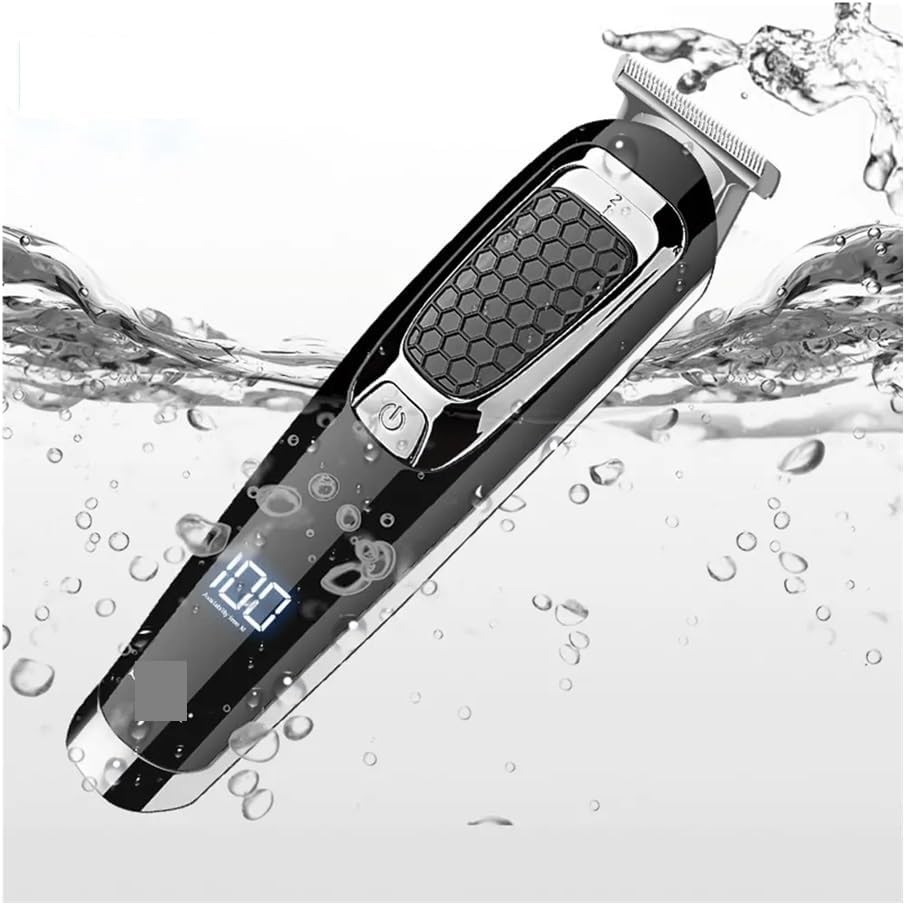5-in-1 Electric Hair Wash Trimmer for Men USB Rechargeable Waterproof Beard Sculpting Clip Grooming Kit