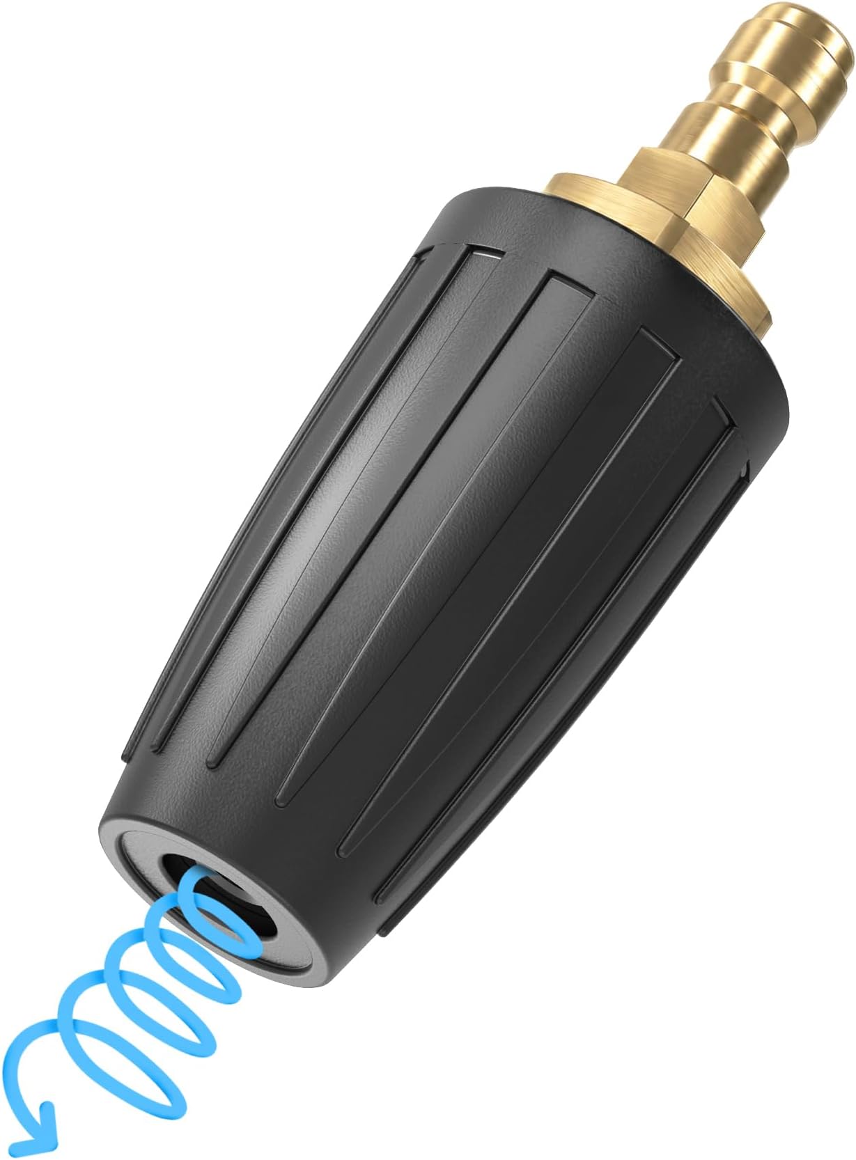1/4" Quick Connect Brass Rotating Turbo Nozzle 1.8GPM 4000PSI 035