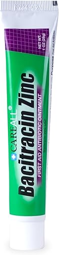 Miniatura 2 de CareAll Ungüento antibiótico de zinc con bacitracina de 1 oz. Ungüento de primeros auxilios para prevenir y curar infecciones por cortes menores,