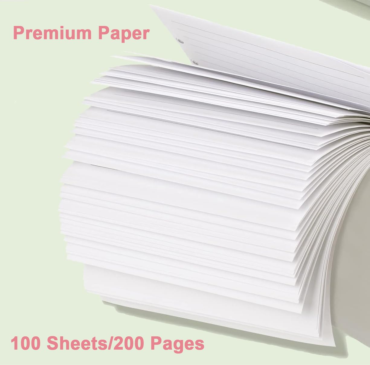 Wkład papieru w linie A5, 6-otworowy papier do notatników do 6-pierścieniowego segregatora do wielokrotnego napełniania, papier wypełniający A5, papier liściasty do wkładów Filofax Planer, organizer