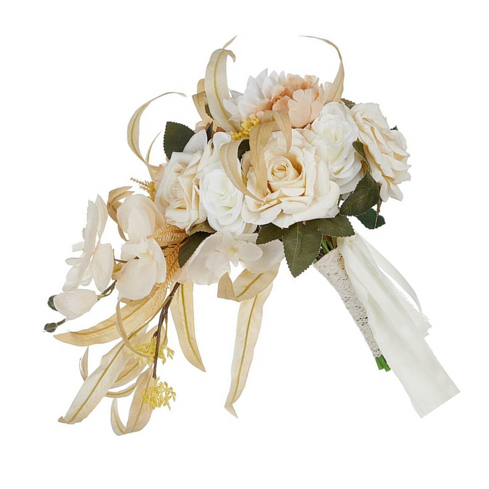 Bouquet de mariage artificiel avec fleur de poignet élégante pour mariée