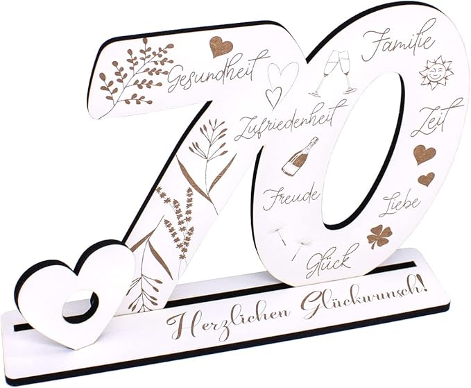 70 Jahre Und Immer Müde Deko Aufsteller 70 Jahre Geburtstag Geldgeschenk Jubiläum Tischdeko zum