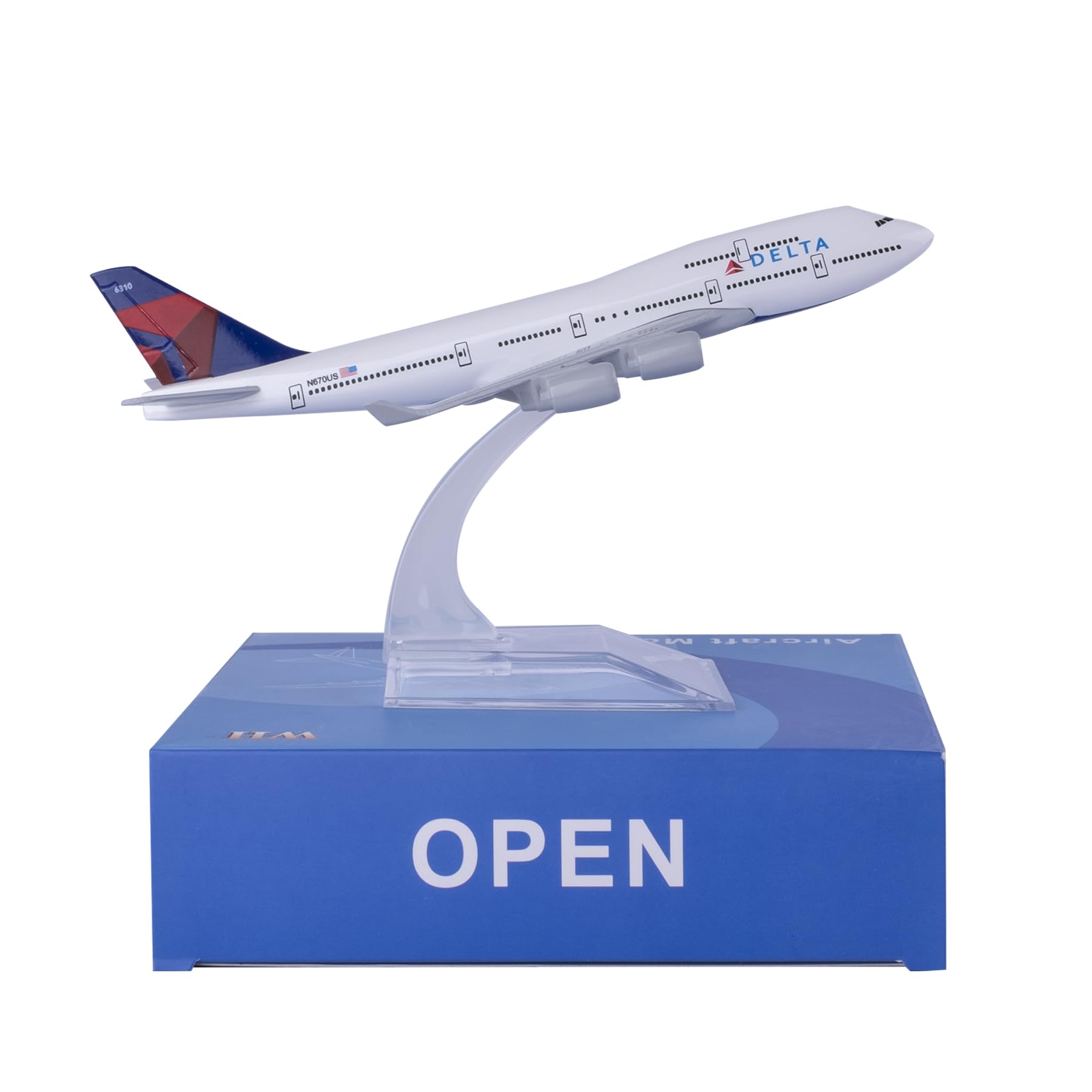1/400 Scale Model B747 Model Plane Diecast Model Airplanes for adults Die-cast Airplanes for Home/Office Décor