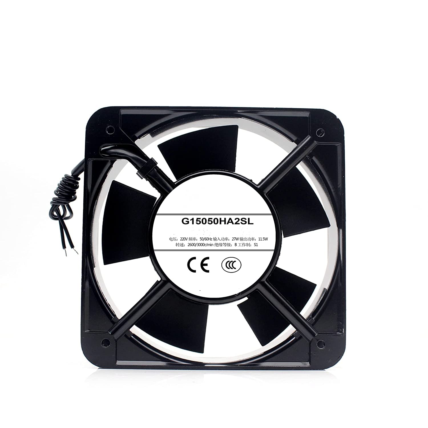 PEQYUACTE 220V 27W 15050 Cooling Fan 150X150X50mm