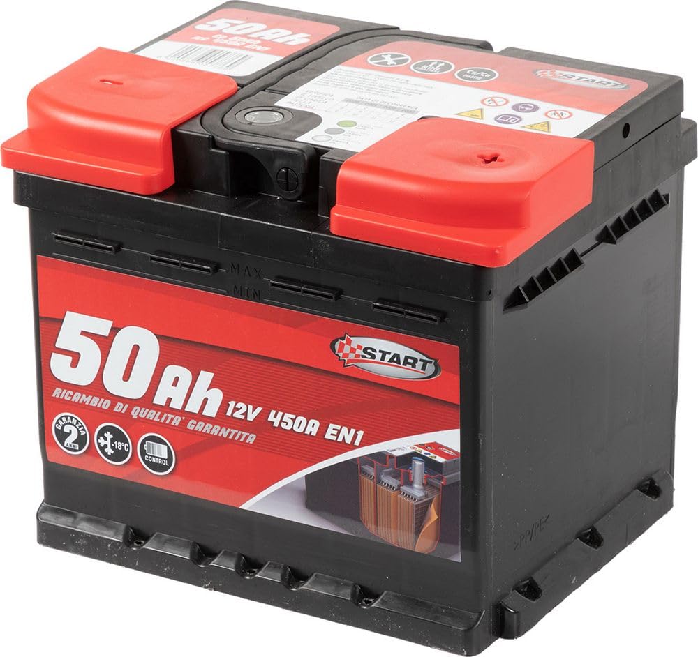 Start Akumulator samochodowy 50AH 12V 450A biegun dodatni prawy Casetta L1