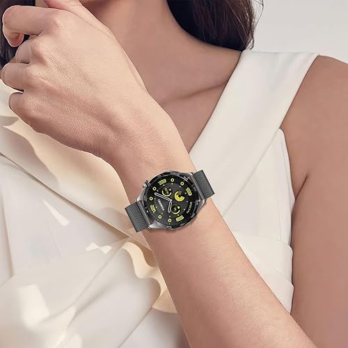 Vista 76 de Correas compatibles con Samsung Galaxy Watch de 1.81 pulgadas / Galaxy 3 de 1.77 pulgadas / Gear S3, correa de repuesto de malla metálica de acero