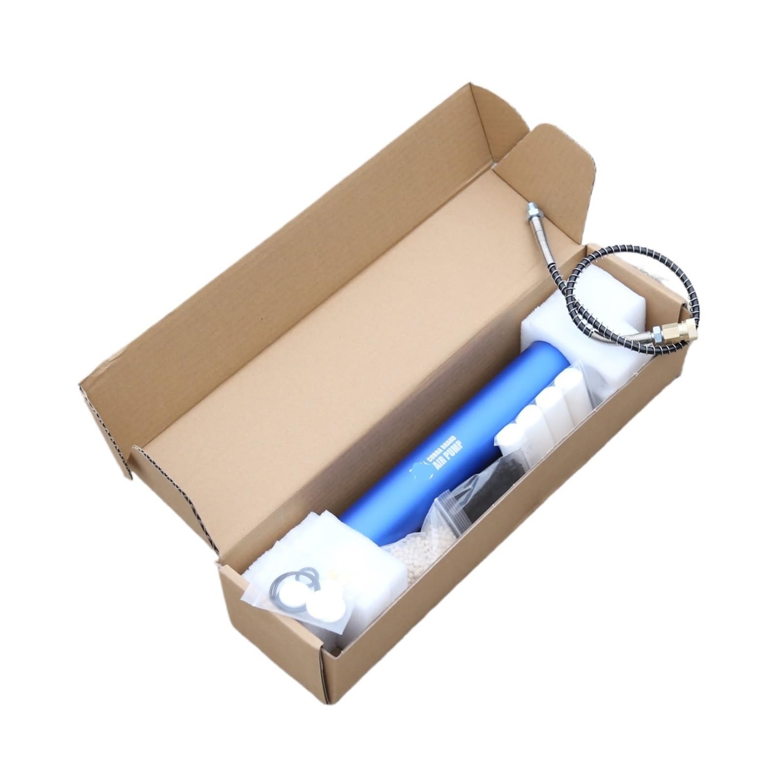 PHNOITPQ 4500Psi 300Bar 30Mpa PCP Air Compressor Filter Oil Water Filter High Pressure Diving Separator Scuba Air Filter(Blu)