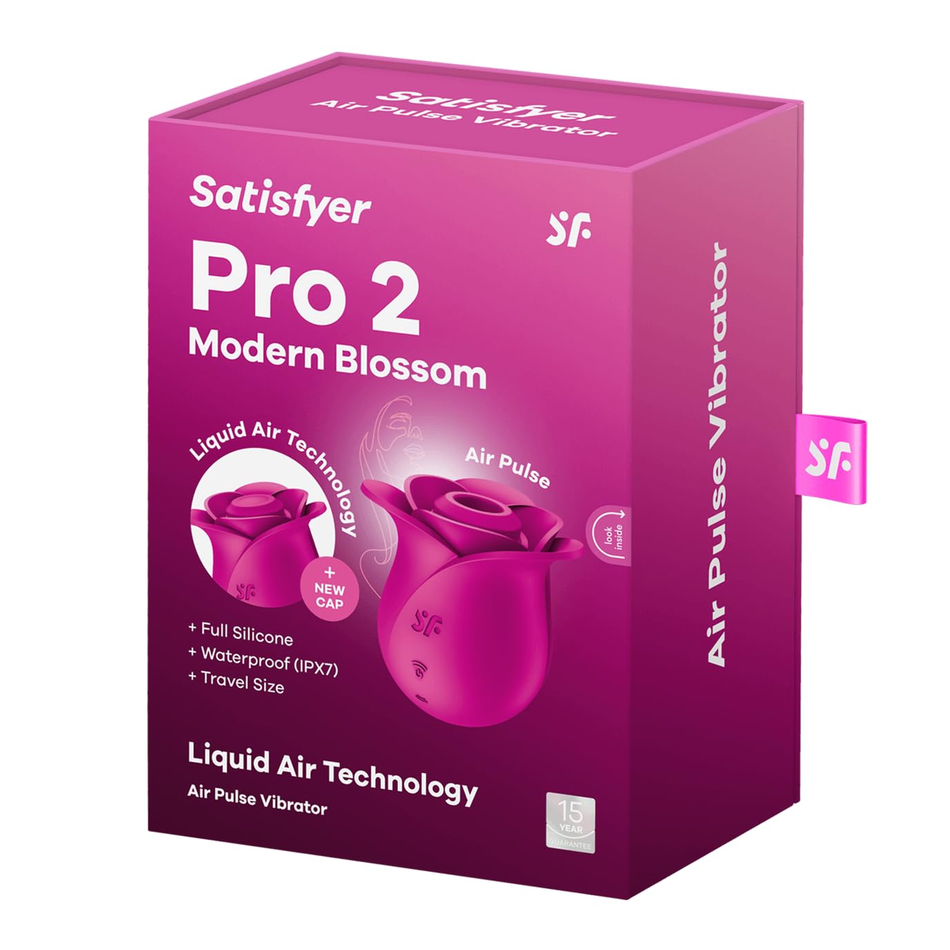 Satisfyer Pro 2 Classic Blossom | Succionador de Clítoris Femenino | Vibrador Air Pulse | 11 Programas Ondas de Presión | Juguetes sexuales resistente al Agua (IPX7) | Silicona respetuosa con la Piel