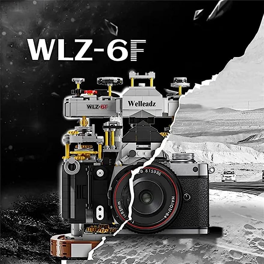 Tirff Technic Camera Building Kit, 1027 Pcs Retro Camera Building Set - Image 3