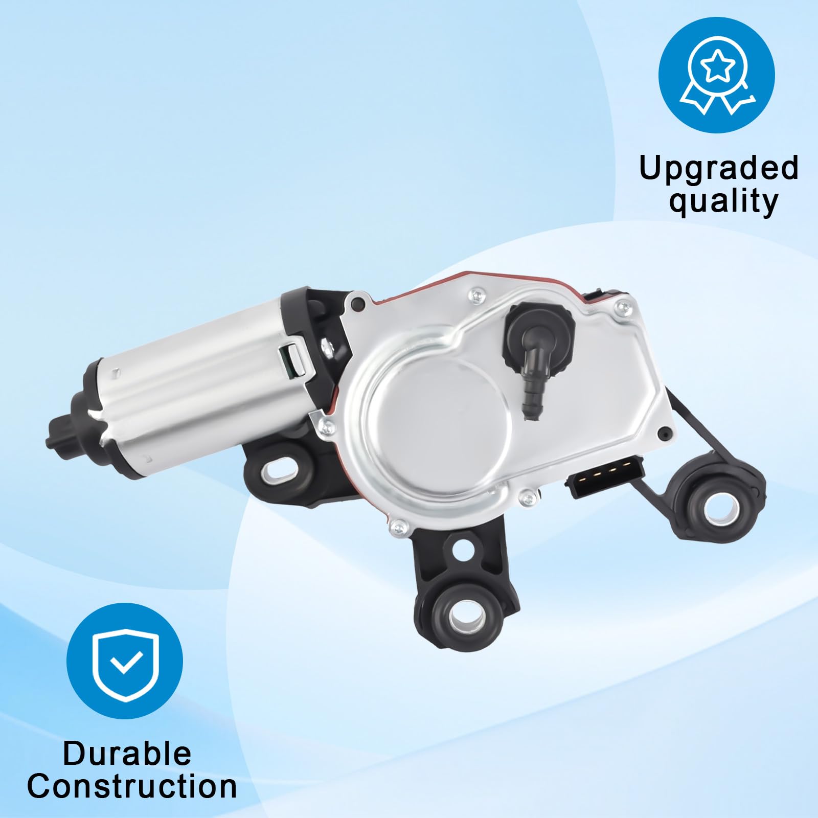 Motore tergicristallo posteriore Motore tergicristallo lunotto posteriore Compatibile con A3 8P A4 A6 Q5 Q7 2000-2019, sostituisce 8E9955711D 8E9955711A 8E9955711B 8E9955711C
