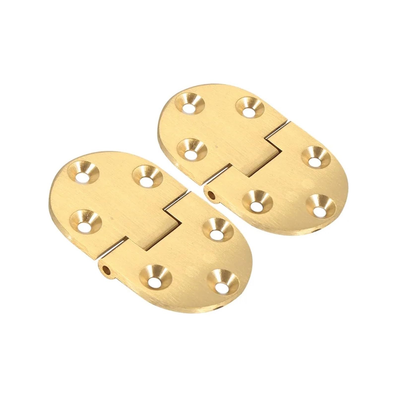 180 Degree Flip Folding Hinge 2pcs Hinge Solid 90 Degree Flap Hinges Easy Installation Gold Flip Top Woodworking for Folding Tables Cabinets Wardrobes