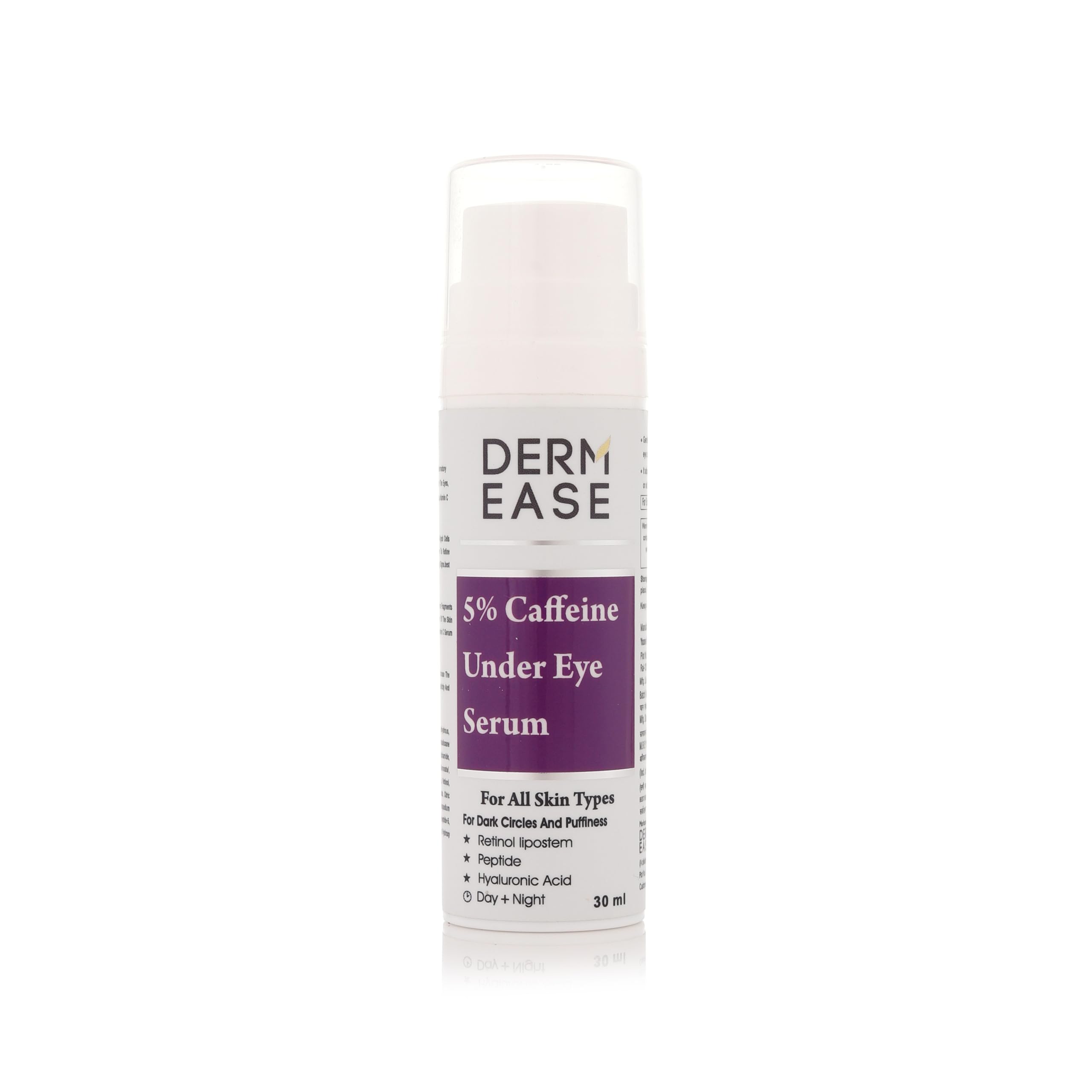 DERM EASE 5% Caffeine Under Eye Serum 30 ML | Remove Dark Spot & Puffiness for all Skin Type-image-40