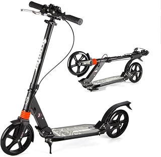 GAOTTINGSD Scooters for Kids Scooters for Adults Scooter Bars,Adult Scooter,Scooter Wheels,Kick Folding Kick for Age 8 up Teens/Adults, Non-Electric Shock Absorbing with Hand Brake, Support 330Lbs