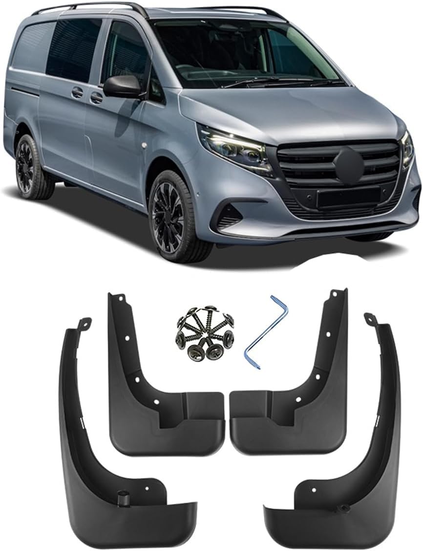 Plakdfuu Normal Car Mud Flaps For Vito 2024+, Styling Body Accessories Splash Guards Fender (Set Of 4)