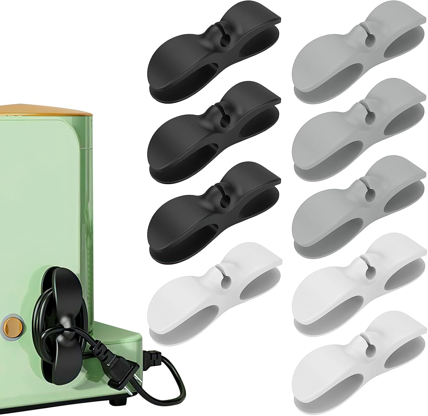 zerotop Cable Management, 9 Pcs Cable Tidy Cable Holder Cable Clips