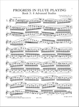 Paperback Kohler: Progress In Flute Playing Op.33 Book 3 Book