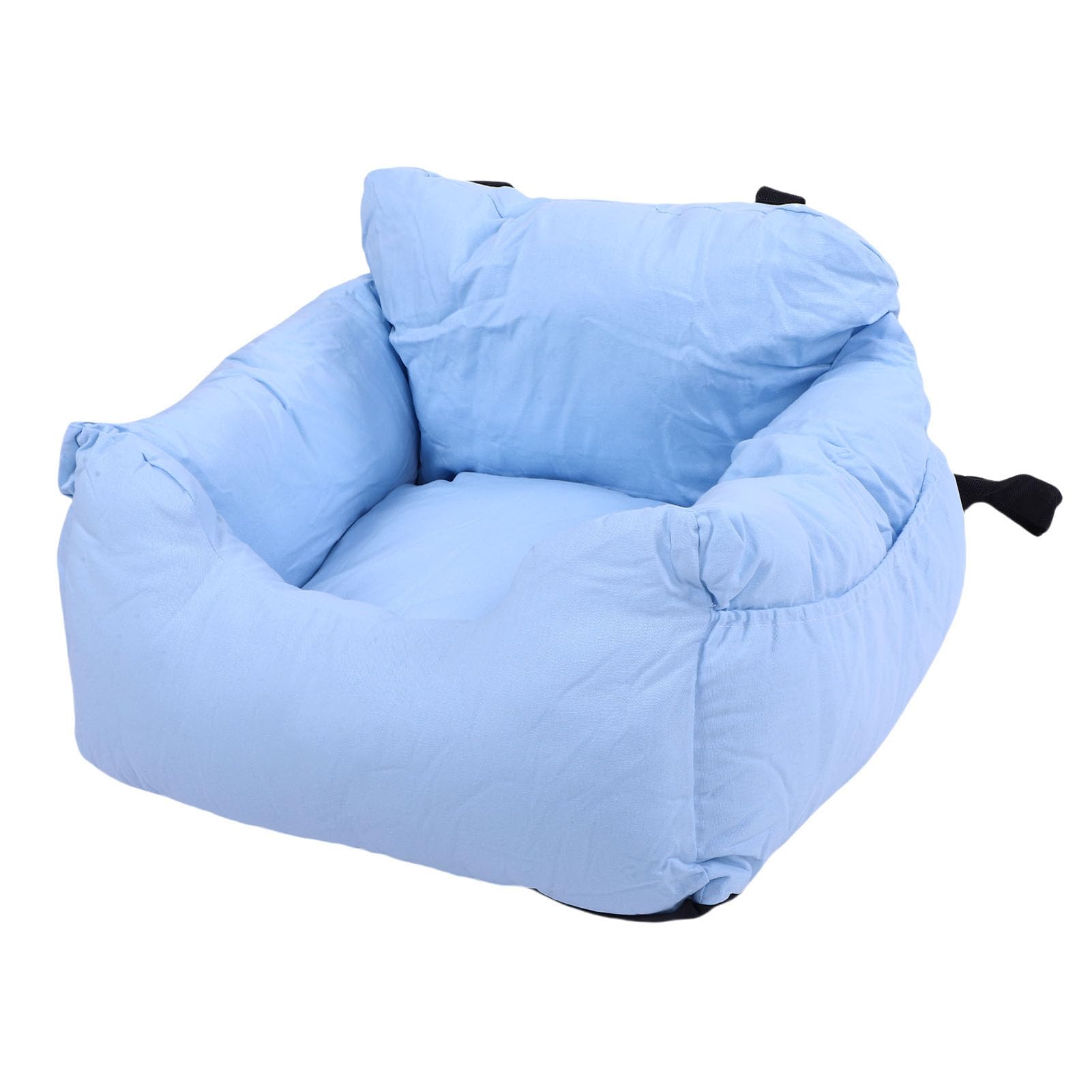 POENVFPO Cama para asiento de coche para , asiento de viaje con trabilla para cinturón y parte inferior antideslizante para paseos seguros en coche y comodidad en el hogar