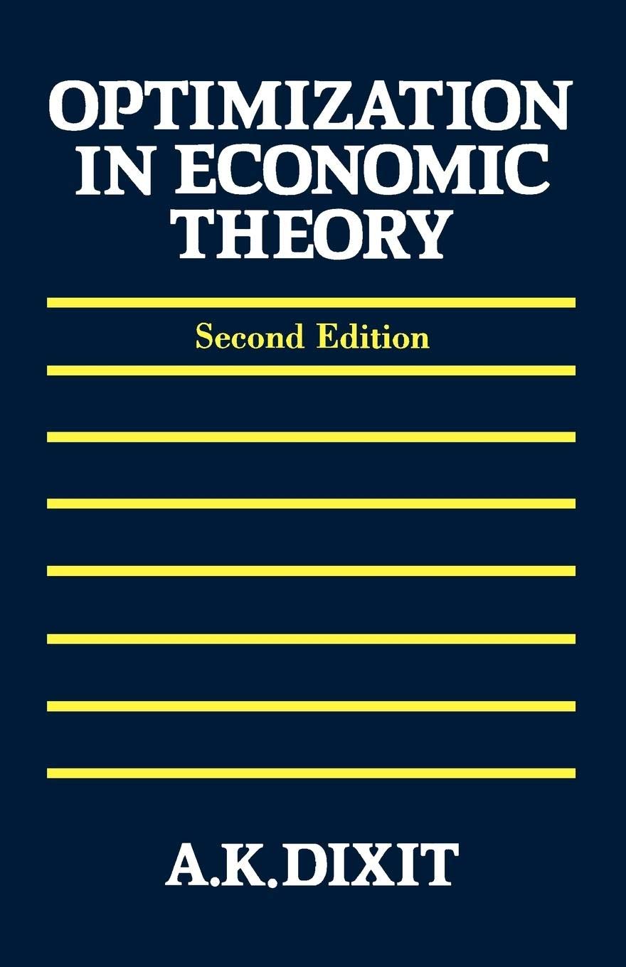 Optimization in Economic Theory: 9780198772101: Economics Books ...