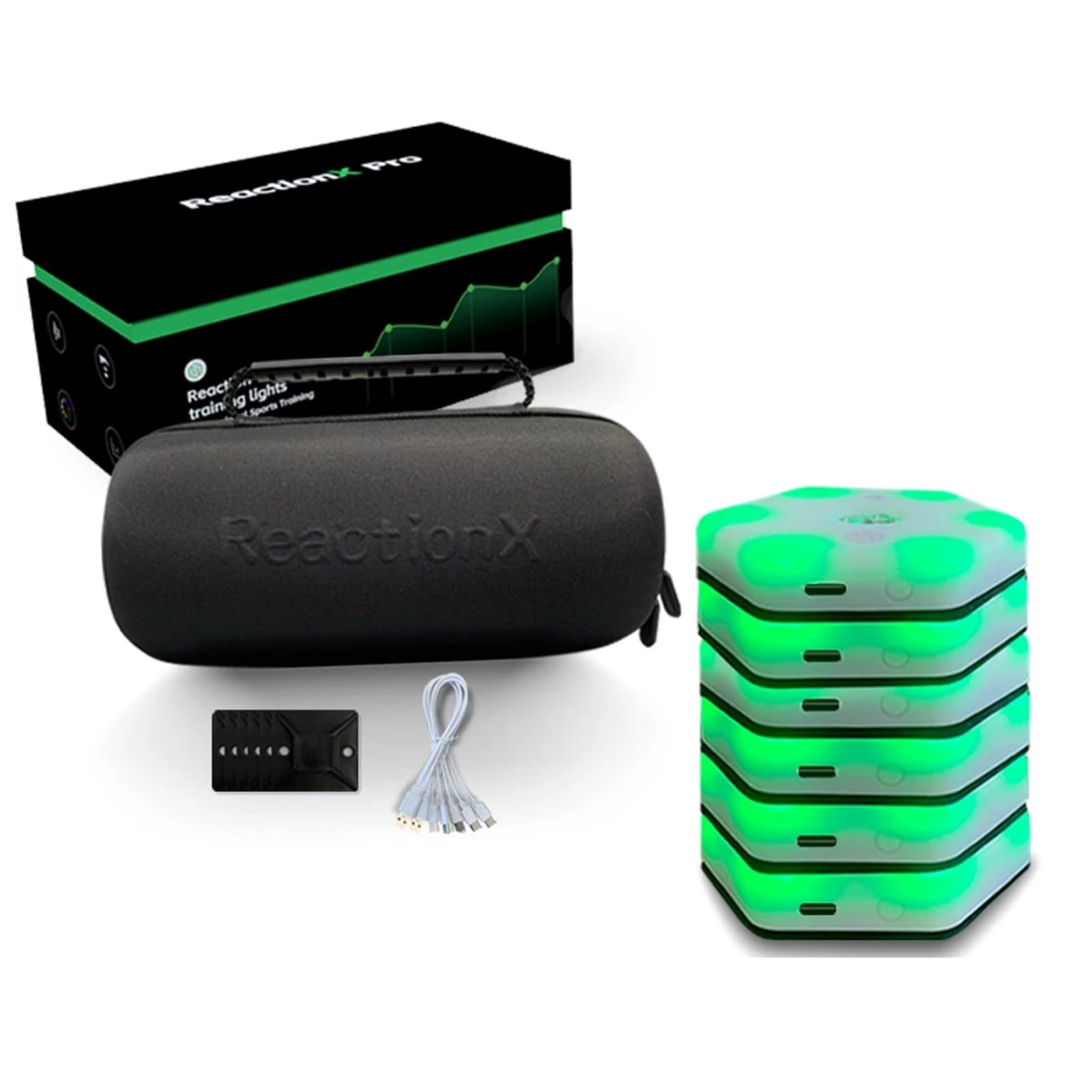 Boxing React Sensory Agile Training Equipment Lampada per Allenamento di Reazione velocità Allenatore di Fitness Fisico con 29 modalità(6)